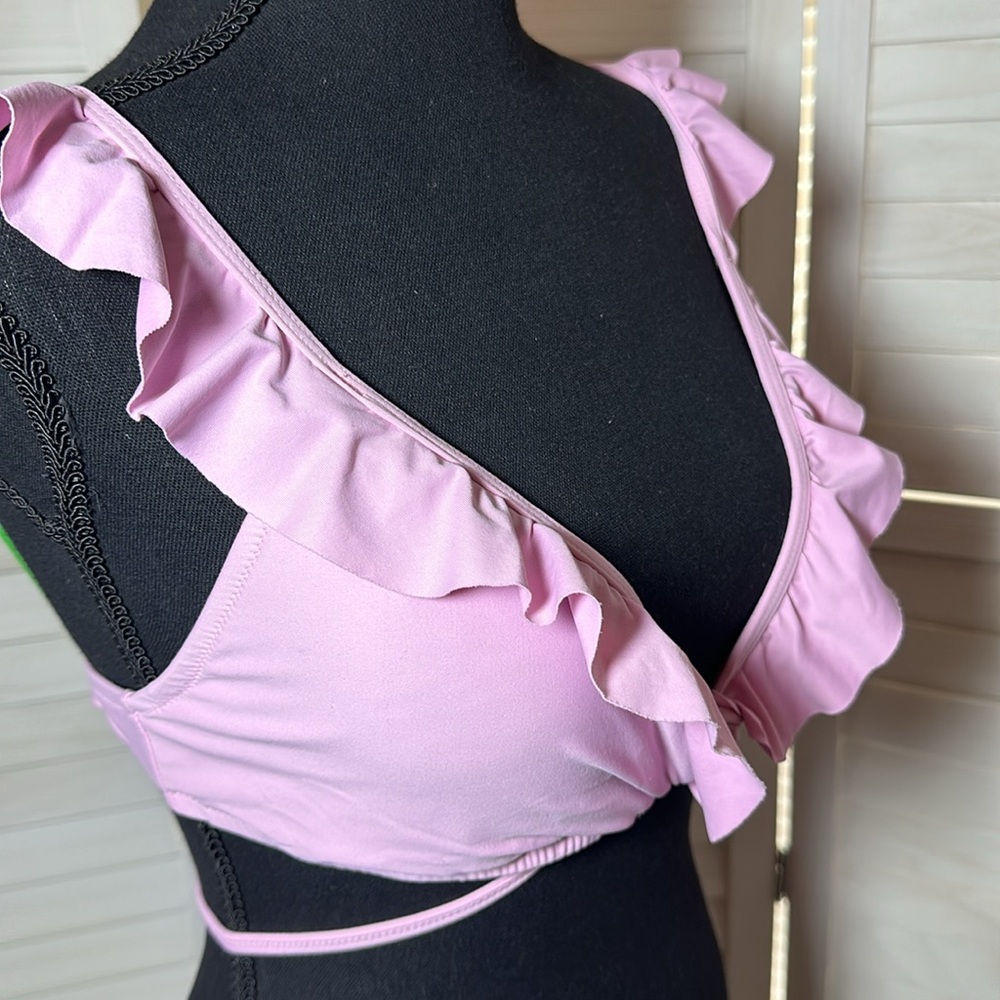 J Crew Ruffled Wrap Bikini Set - image 8